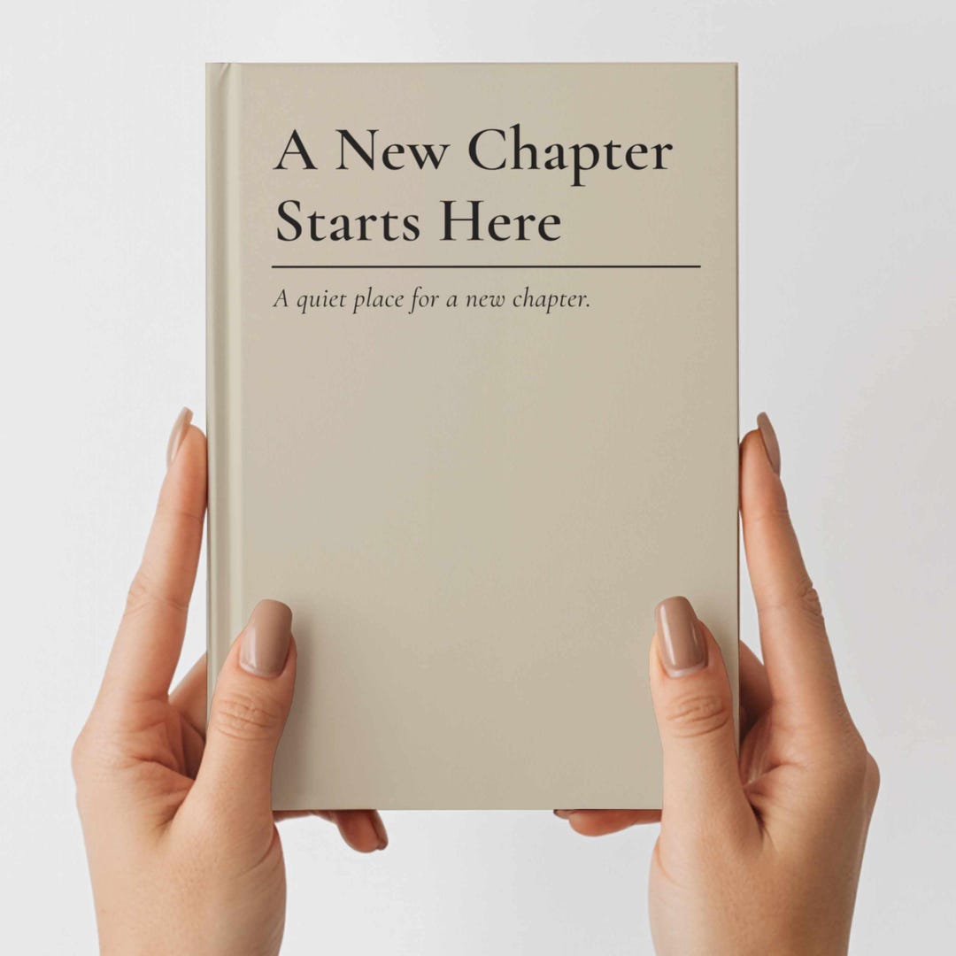 A New Chapter Starts Here Reflection Journal – Encouragement Gift ...