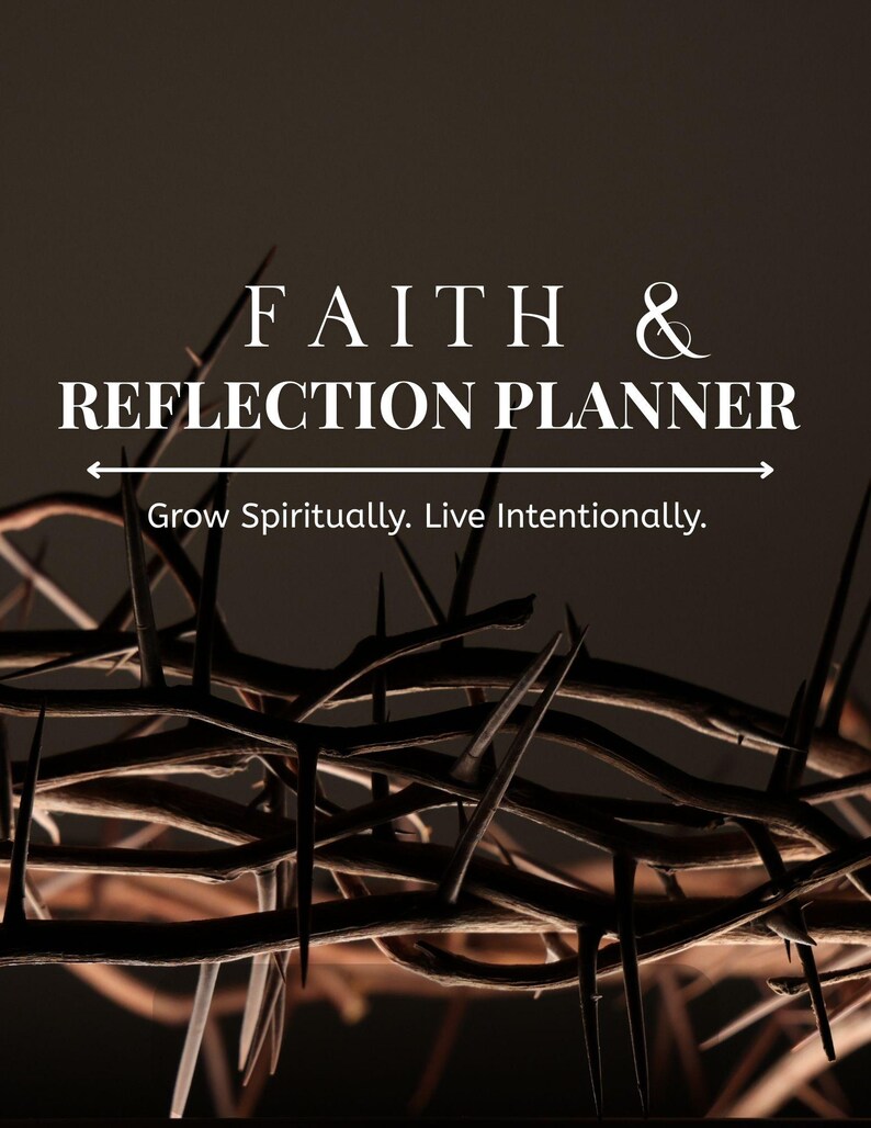 Christian Faith Planner Printable | Bible Study & Prayer Journal ...