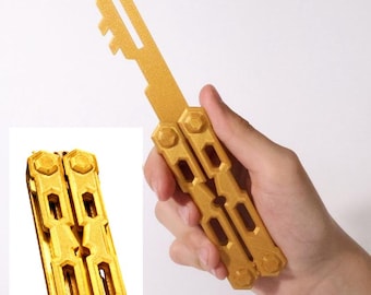 Réplique du couteau Keyrambit Safe Gamer Gadget de Keylisong Rivals Roblox