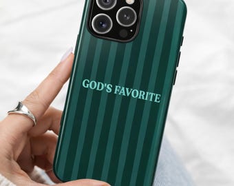 Gift for Sister in Christ - God's favorite Phone Case - Aqua Color Shades