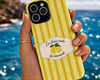 Jesus Lemonade Phone Case | Christian Trendy Faith Design