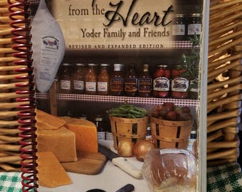 Recipes From the Heart Yoder Family & Friends Cookbook | Amish Mennonite Hutterite Recipes | Spiral Bound Country Cooking Yoders Market