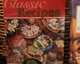 Vintage Cookbook Lot of 2 – Grey Poupon Simply Delicious Recipes & Boar’s Head Classic Recipes – Brand Name Advertising Cookbooks