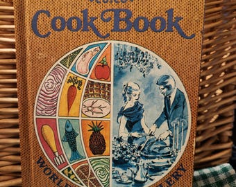 Vintage 1972 Cutco Cook Book by Margaret Mitchell – World’s Finest Cutlery – Mid Century Cookbook – Retro Recipes & Kitchen Guide