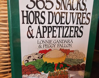 365 Snacks, Hors doeuvres & Appetizers cookbook