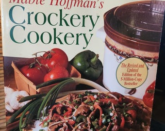 1995 Vintage Mable Hoffmans Crockery Cookery Recipe Cookbook