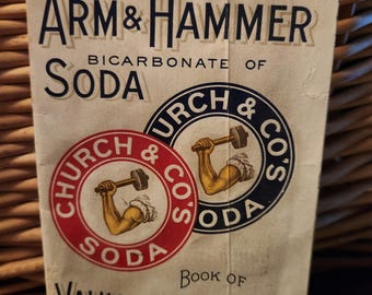 1916 Arm & Hammer Bicarbonate of Soda Valuable Recipes booklet