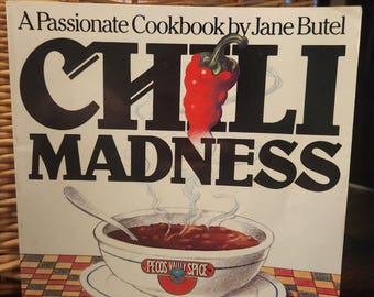 Vintage 1980 Pecos Valley Spice Chili Madness cookbook