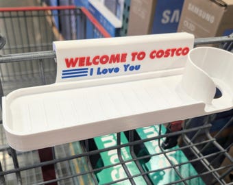 コストコカート用ホットドッグホルダー｜3DプリントPETG製スナックホルダー｜ハンズフリーショッピングフードトレイ