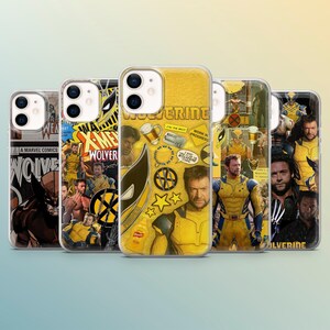Wolverine Phone Case Logan X-24 Cover for iPhone 17e, 16, 15, 14, 13, 12, Samsung S26, S25, S24, A17, A57, Pixel 10A, 9Pro, 9