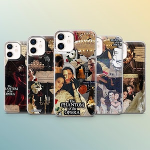 Phantom Opera Phone Case Music Lover Cover for iPhone 17e, 16, 15, 14, 13, 12, Samsung S26, S25, S24, A17, A57, Pixel 10A, 9Pro, 9