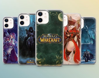 World of Warcraft Phone Case WoW Gaming Cover for iPhone 17e, 16, 15, 14, 13, 12, Samsung S26, S25, S24, A17, A57, Pixel 10A, 9Pro
