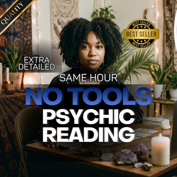 No Tools Psychic Reading Same Hour Clairvoyant Love Career Insight Telepathic Guidance Detailed