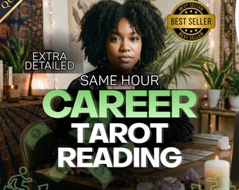 Career Path Tarot Reading, Professional Guidance, Job Change Insight, Work Life Purpose, Same Day Psychic PDF Report