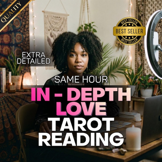 Very Detailed In-Depth Love Reading, Same Hour Tarot Love Reading, Twin Flame & Soulmate Clarity, Relationship Tarot Guidance