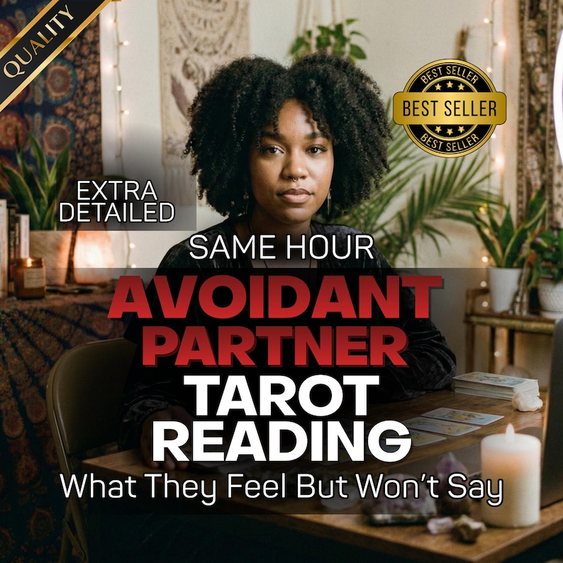 Avoidant Partner Tarot Reading – Why They Pull Away, Hidden Feelings Revealed, Honest Love & Relationship Insight image 1