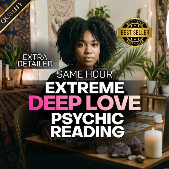 Love Reading Same Hour, Love Psychic Reading, Relationship Reading, Tarot Reading Love PDF, In Depth Love Guidance, Telepathy Reading