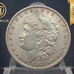 1878 Morgan Silver Dollar Coin Set – Rare Antique US Collectible Coins