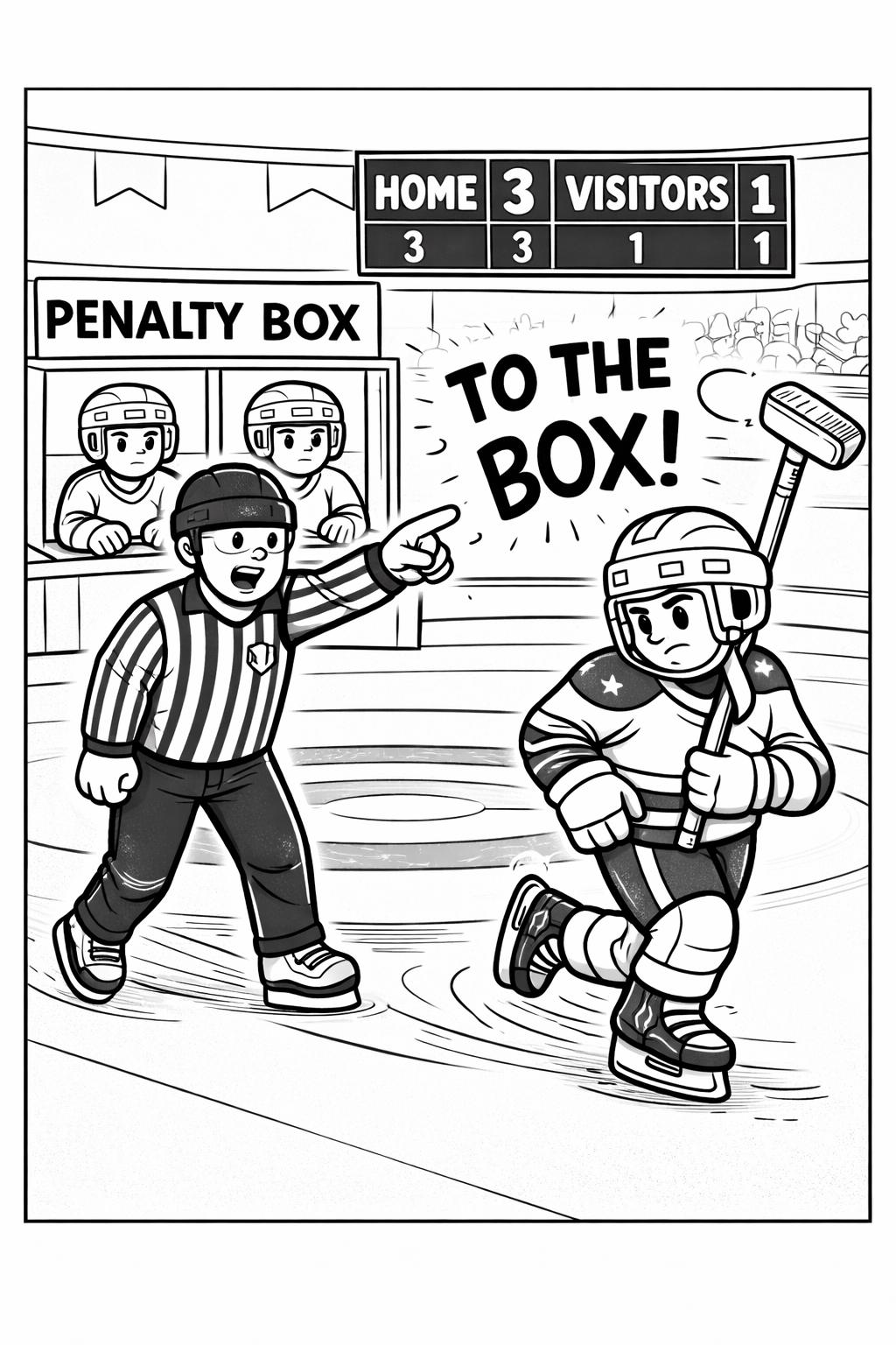 Cocky: Curling + Hockey = COCKY! the Coloring Book | 46 Pages PDF ...