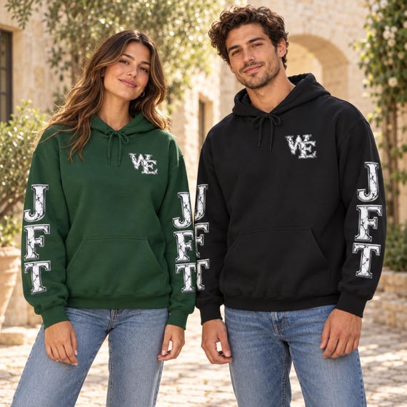 We Do Recover Hoodie | Just For Today Sweatshirt | White Marble Design