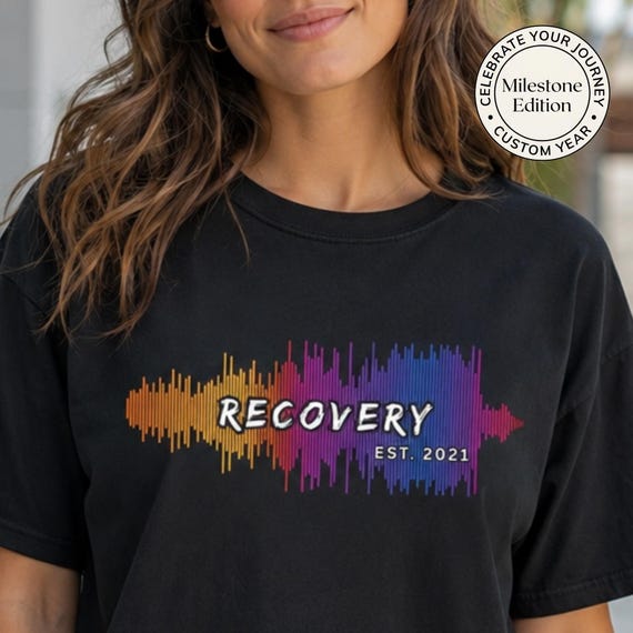 Personalized Recovery Est. Shirt | Custom Sobriety Year Tee