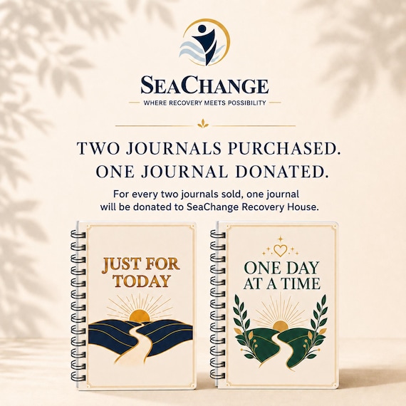 Recovery Spiral Journal | Just For Today or One Day at a Time