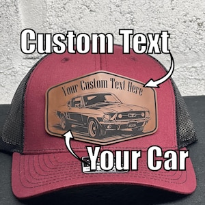 Custom Car Hat, Personalized Automotive Patch