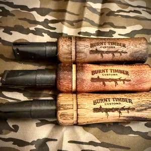 Burnt Timber Customs Chaos Crow Call, Hand Finished and Tuned Wood Call, Turkey and Crow Hunting Call, Gift for Hunter