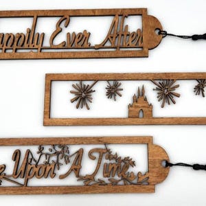 Theme Park Inspired Bookmark Pack (3) | Fantasy Inspired Bookmarks | Reader Gift | Vacation Lover Accessories