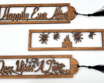 Theme Park Inspired Bookmark Pack (3) | Fantasy Inspired Bookmarks | Reader Gift | Vacation Lover Accessories
