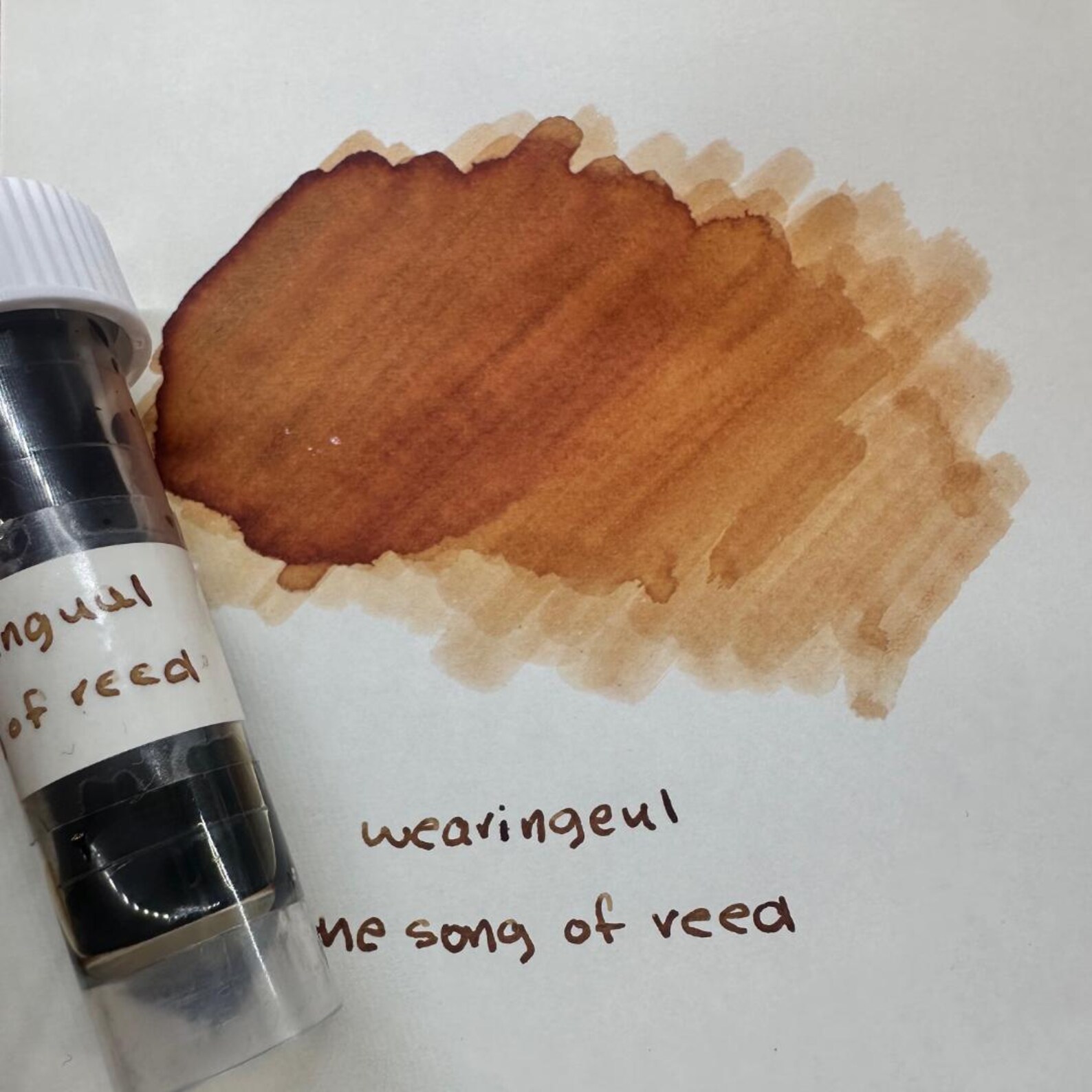 Wearingeul the Song of Reed Ink - 5ml Sample | Fountain Pen Ink - Etsy