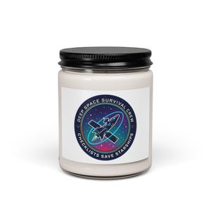 Rymdöverlevnadsuppdrag Patchljus | Doftande sojaljus, 237 ml