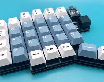 Pando58 Split Ergonomic Keyboard Kit – 58-Key Column Staggered, RP2040 Zero, MX Compatible