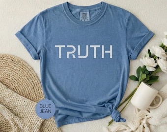 Truth T-shirt | Typography Shirt, Minimal Word Graphic