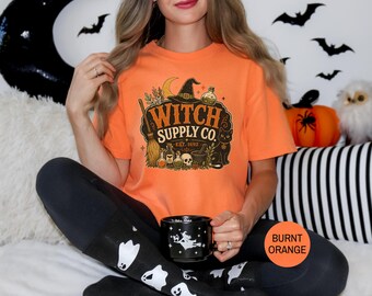 Witch Supply Co Halloween Tee | Garment-Dyed T-Shirt