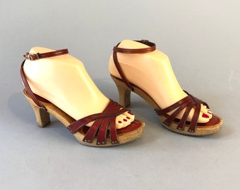 bare traps slip on shoes