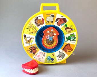 pull string animal sound toy