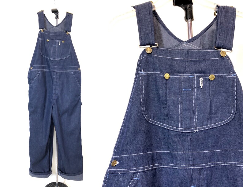 blue jean coveralls