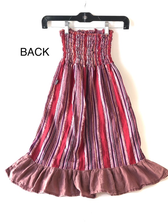Vintage little girls HIPPIE Boho DRESS Girls size… - image 7