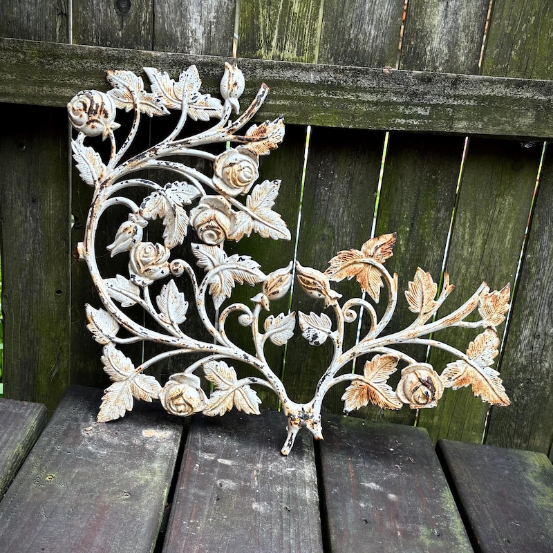 Cast Iron Railing Rustic Salvage Garden Statue - Etsy