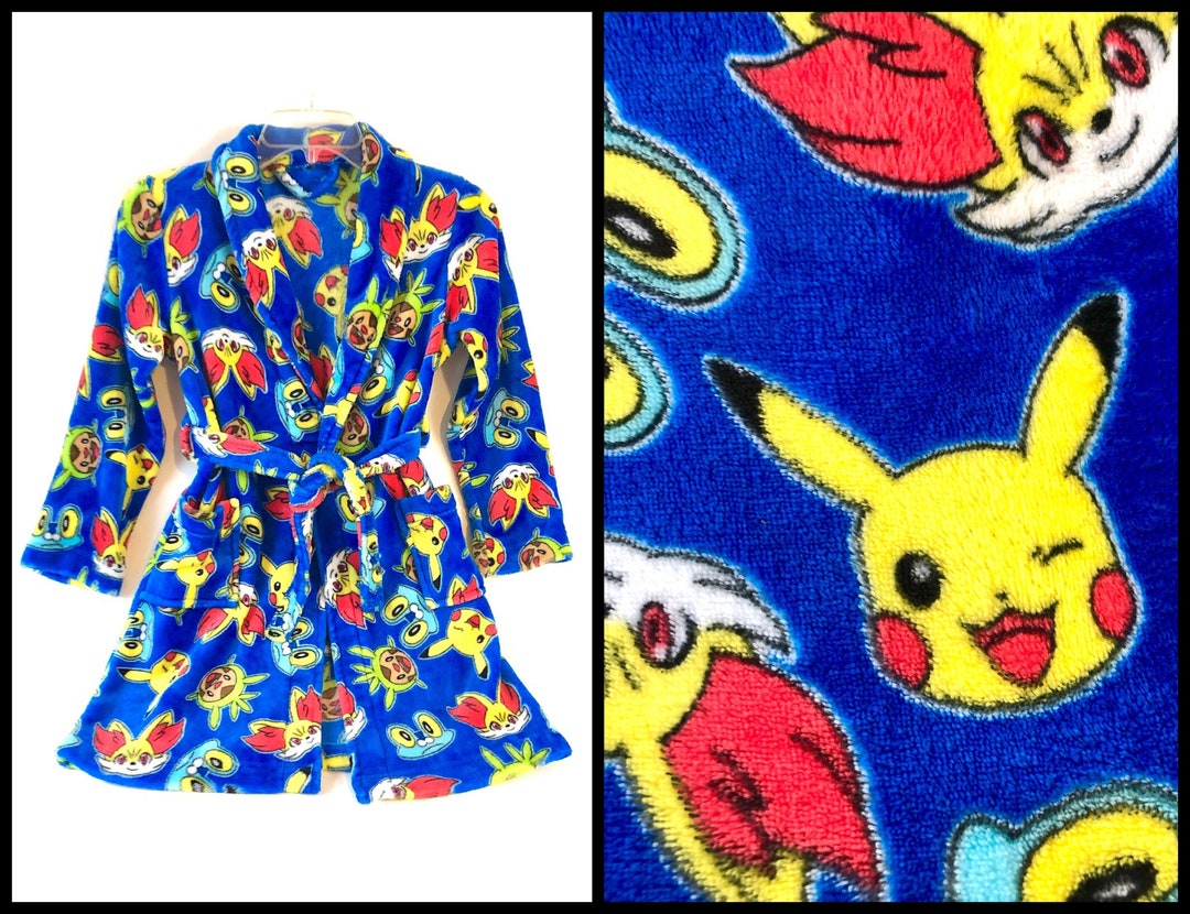 Vintage Kids POKÉMON Bath ROBE Pikachu Boys Girls Etsy