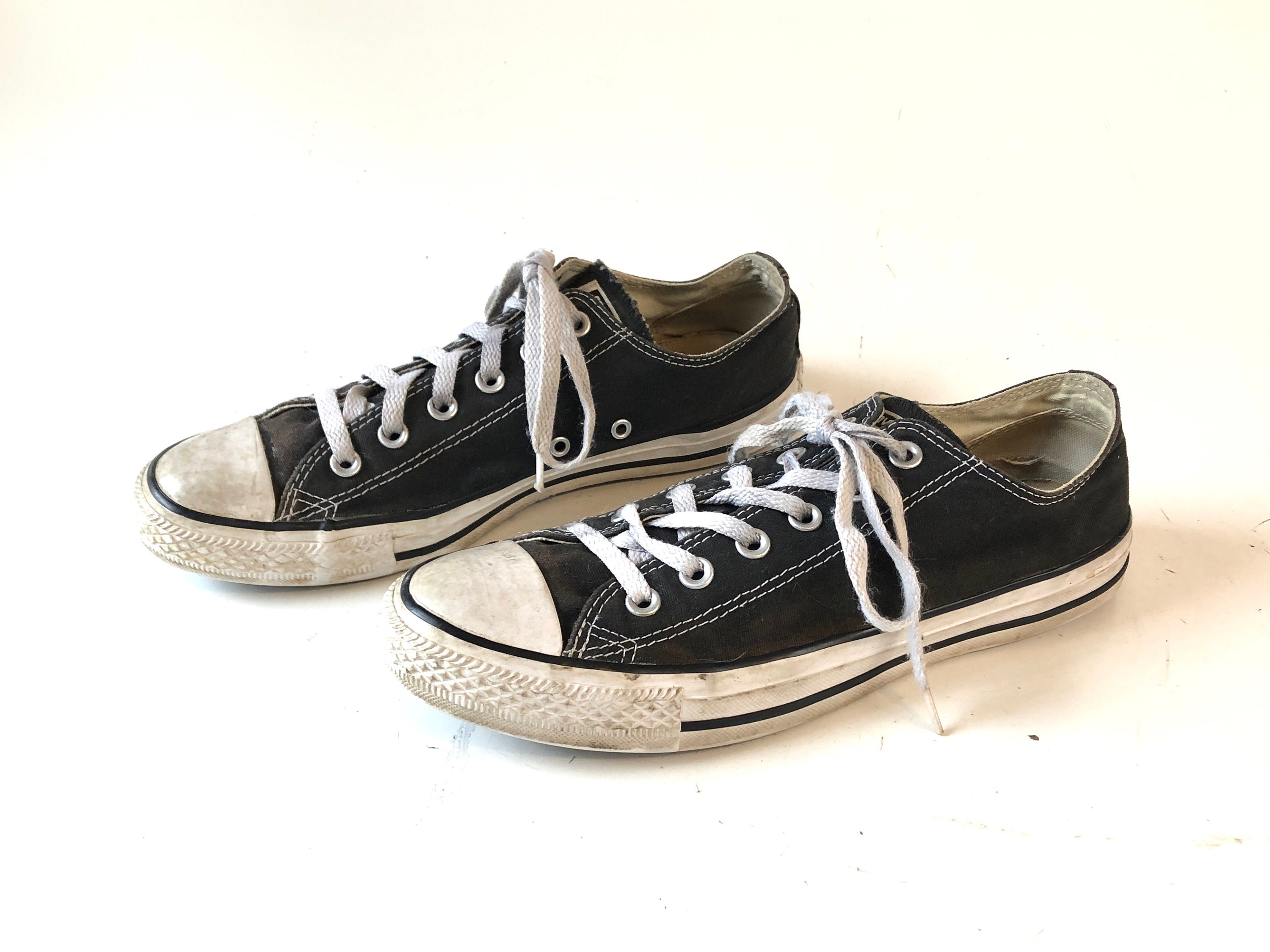 black and white track shoes from the 70's