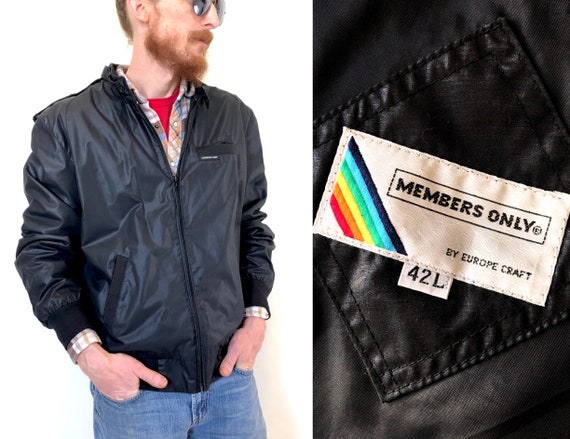 Vintage Black WINDBREAKER JACKET 
