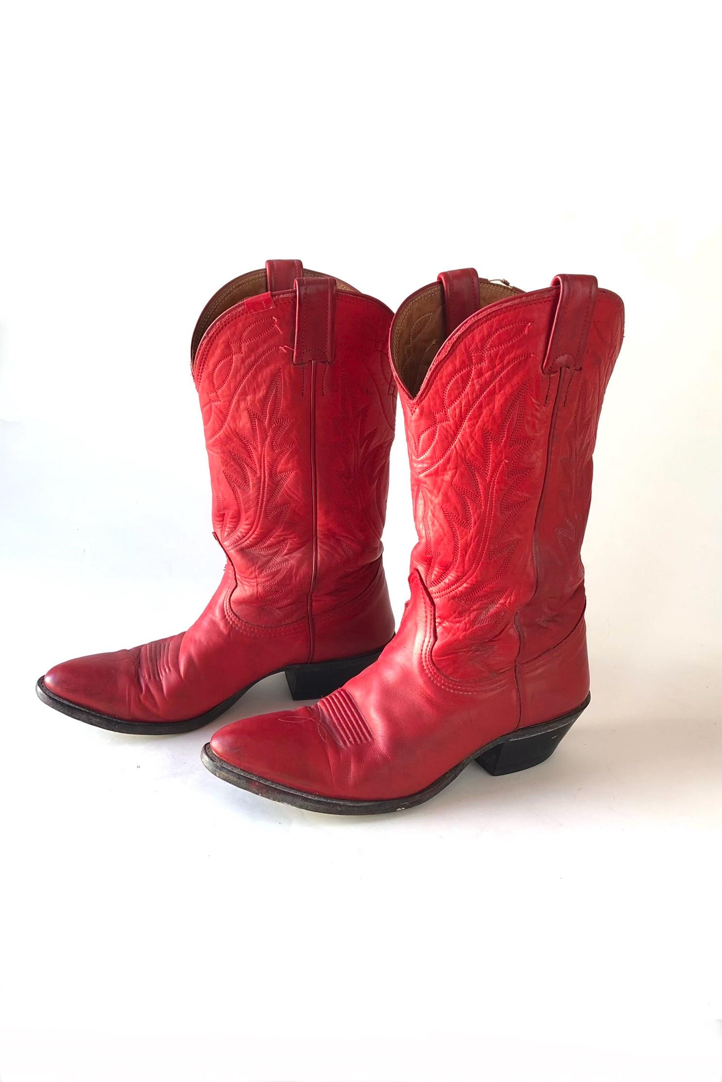 Red Nocona Boots - Etsy display picture 1