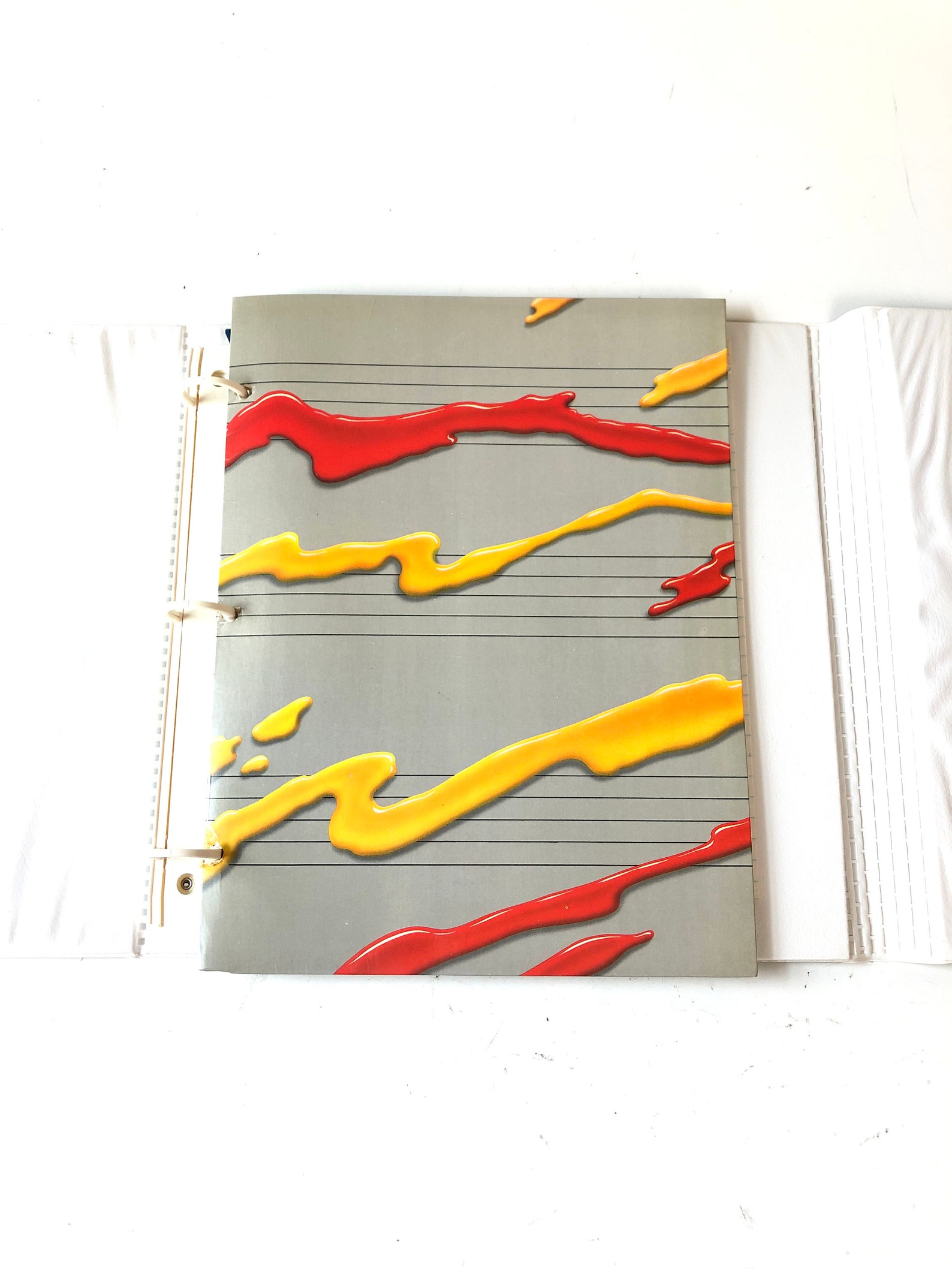 Vintage 80er TRAPPER KEEPER 3 Ringbuch HERZEN Landschaft Berge | Etsy