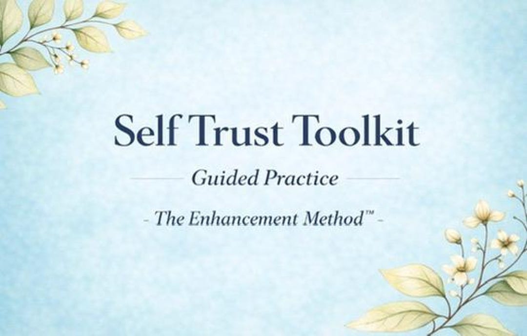 Self Trust Worksheet.pdf Self Trust Toolkit | Rebuild Confidence, Emotional Awareness Worksheets ...