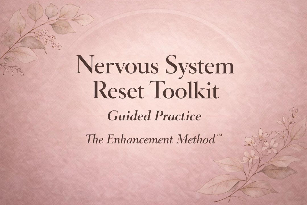 Nervous System Reset Toolkit | Emotional Regulation Practice | Anxiety ...
