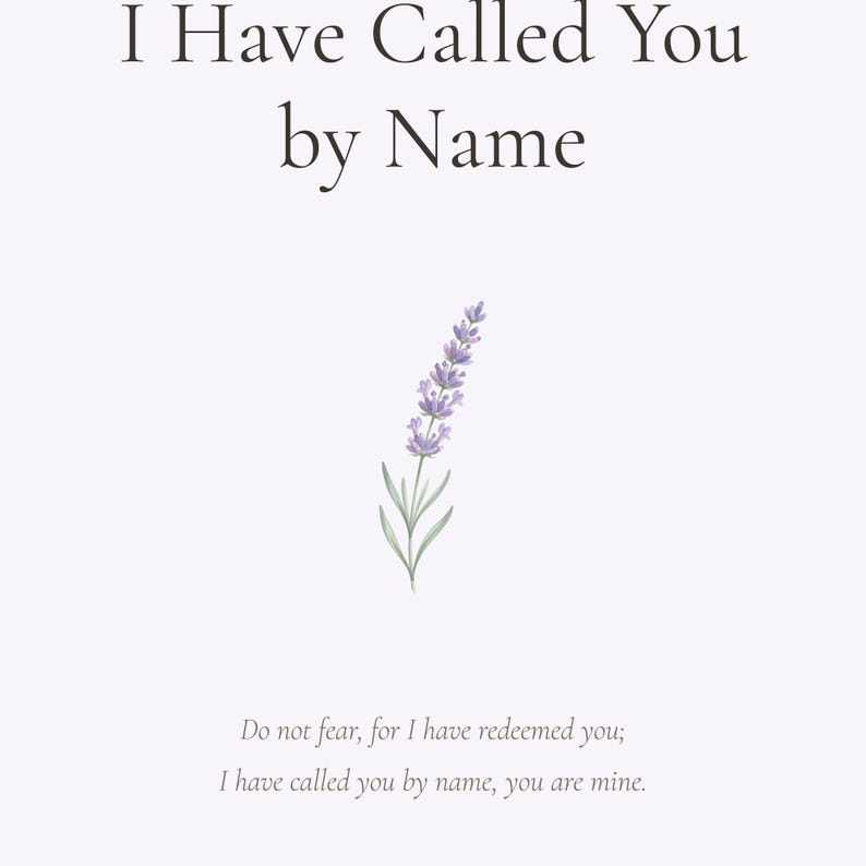 I Have Called You by Name Isaiah 43 1 Nursery Bible Verse Print Christian Nurser — room setting mockup in cozy living space with complementary decor. This nursery christian scripture wall art print features beautiful serif typography on warm cream background. Isaiah 43 1 bible verse digital download printable for home office bedroom living room gallery wall decor. Perfect christian gift idea fr...