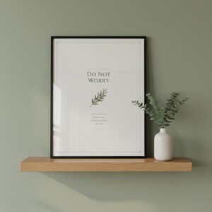 Look at the Birds Matthew 6 26 Wall Art Set of 3 Consider the Lilies, in serene sage green nursery setting, christian aesthetic decor sermon on the mount scripture wall art bible verse