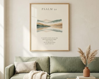 Custom Scripture Print | Your Favorite Bible Verse | Christian Wedding Anniversary Gift | Personalized Watercolor Wall Art